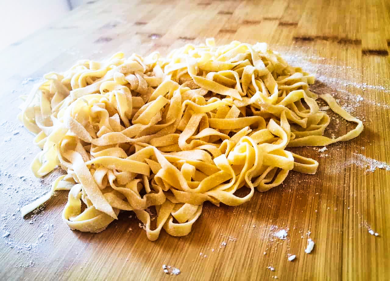Al momento stai visualizzando Tagliatelle in Camper